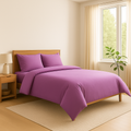 Harmony Çift Kişilik Nevresim Takımı %100 Pamuk - Lila