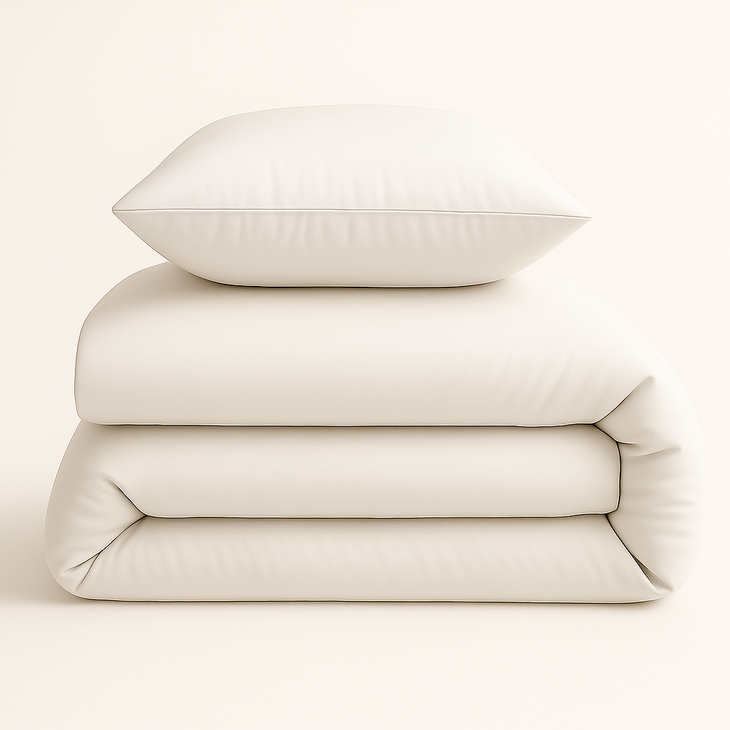 Tek Kişilik Nevresim Takımı %100 Pamuk - Beyaz