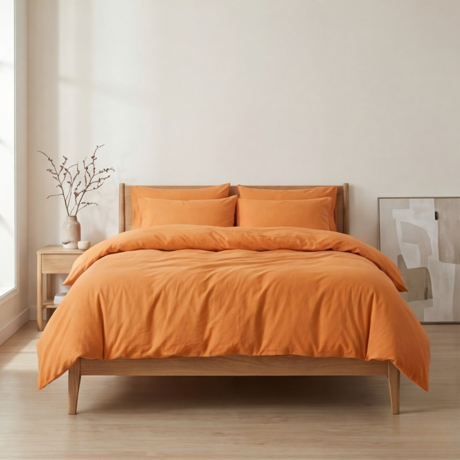 Harmony Tek Kişilik %100 Pamuk Nevresim  Takımı - Lastikli Çarşaflı