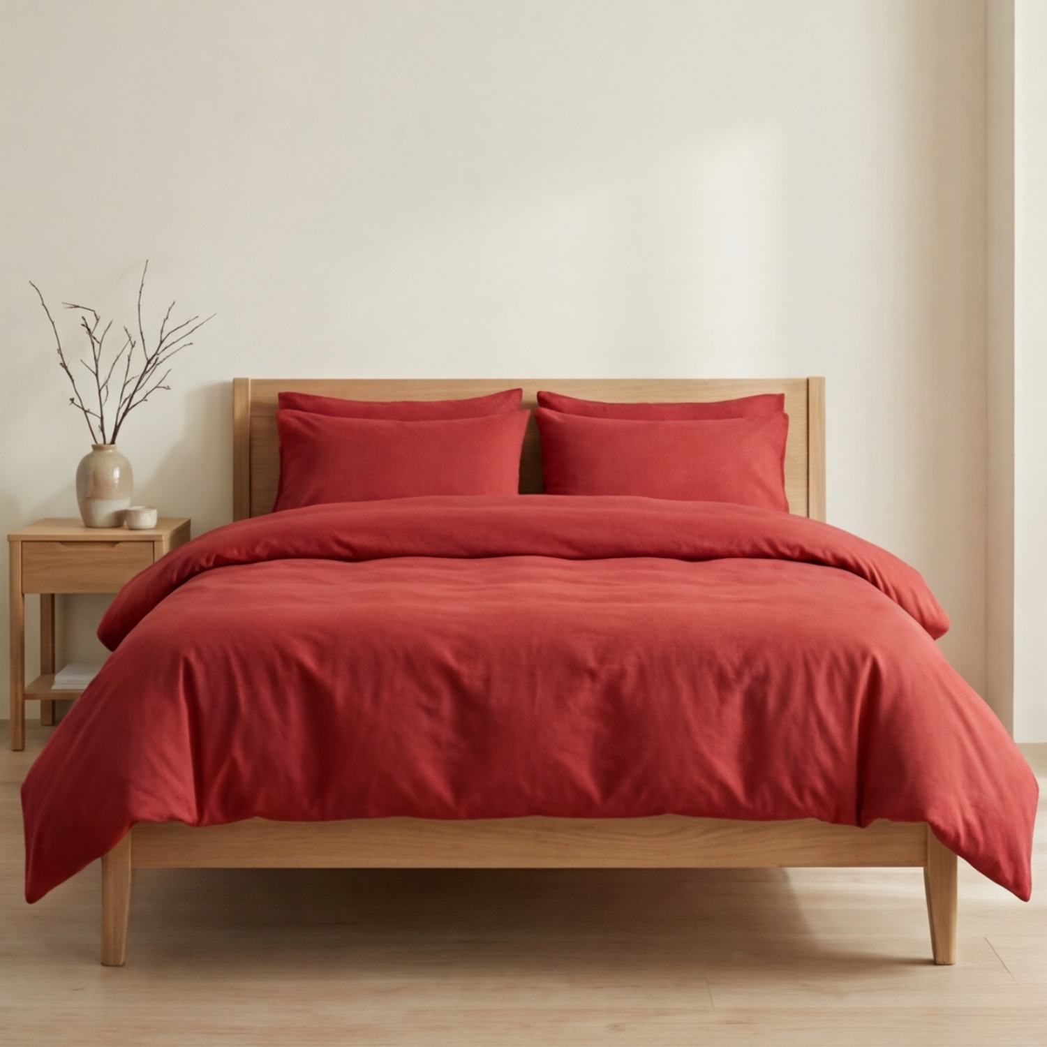 Harmony Tek Kişilik %100 Pamuk Nevresim  Takımı - Lastikli Çarşaflı