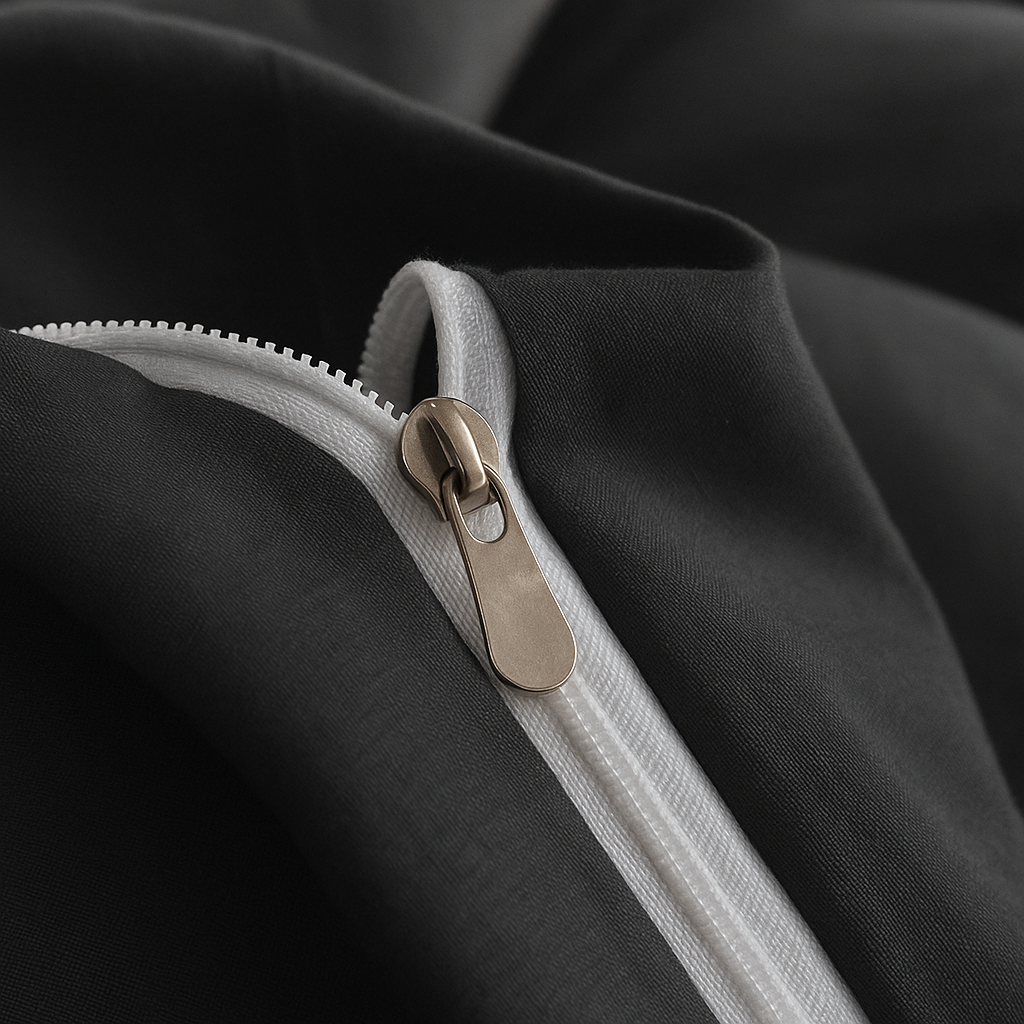 Tek Kişilik Nevresim Takımı %100 Pamuk - Antrasit