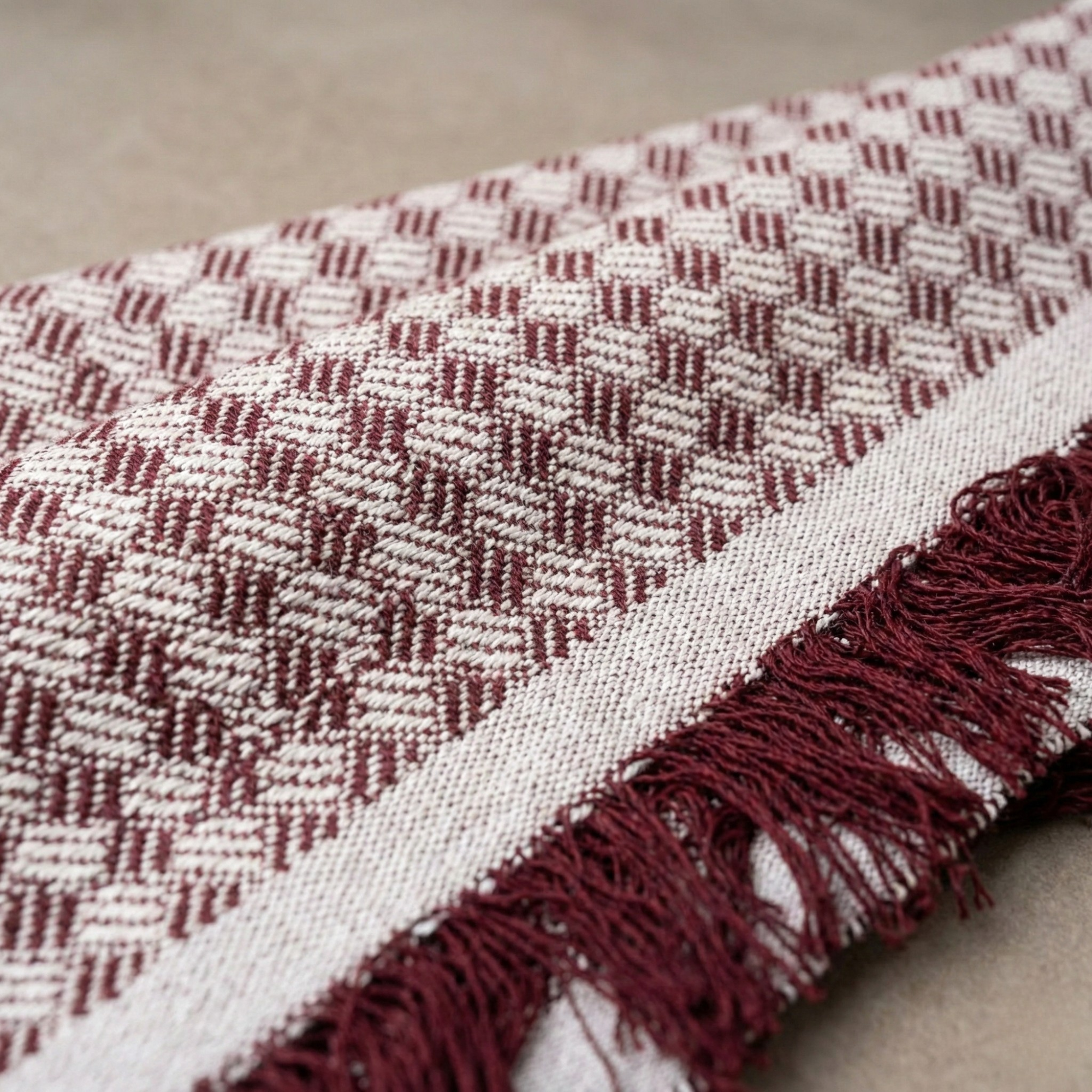 Çok Amaçlı Pike & Koltuk Örtüsü – 180x220 cm - Bordo