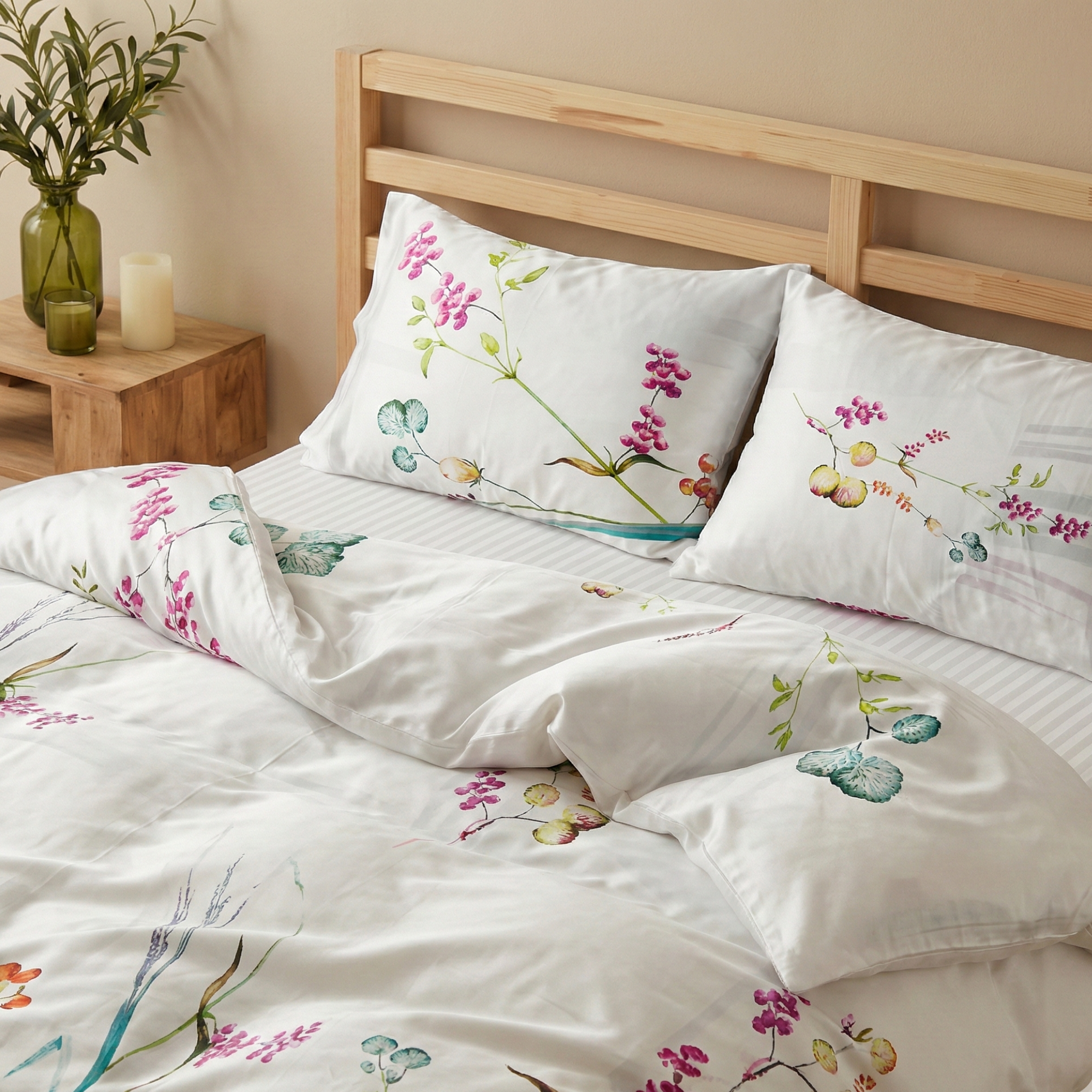 %100 Pamuk Saten Nevresim Takımı