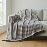 Çok Amaçlı Pike & Koltuk Örtüsü – 180x220 cm - Antrasit