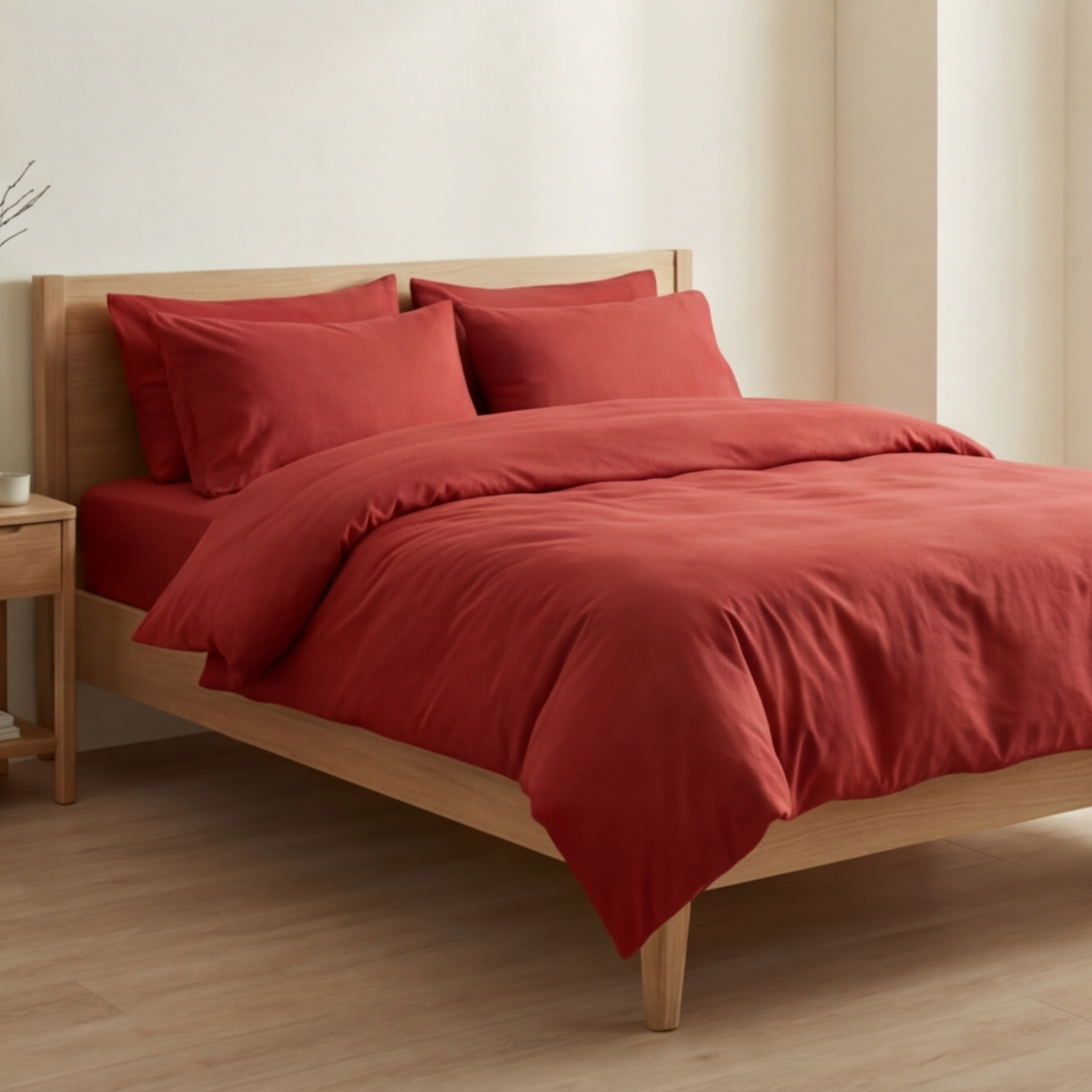 Harmony Tek Kişilik %100 Pamuk Nevresim  Takımı - Lastikli Çarşaflı