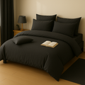 Harmony Çift Kişilik Nevresim Takımı %100 Pamuk - Antrasit