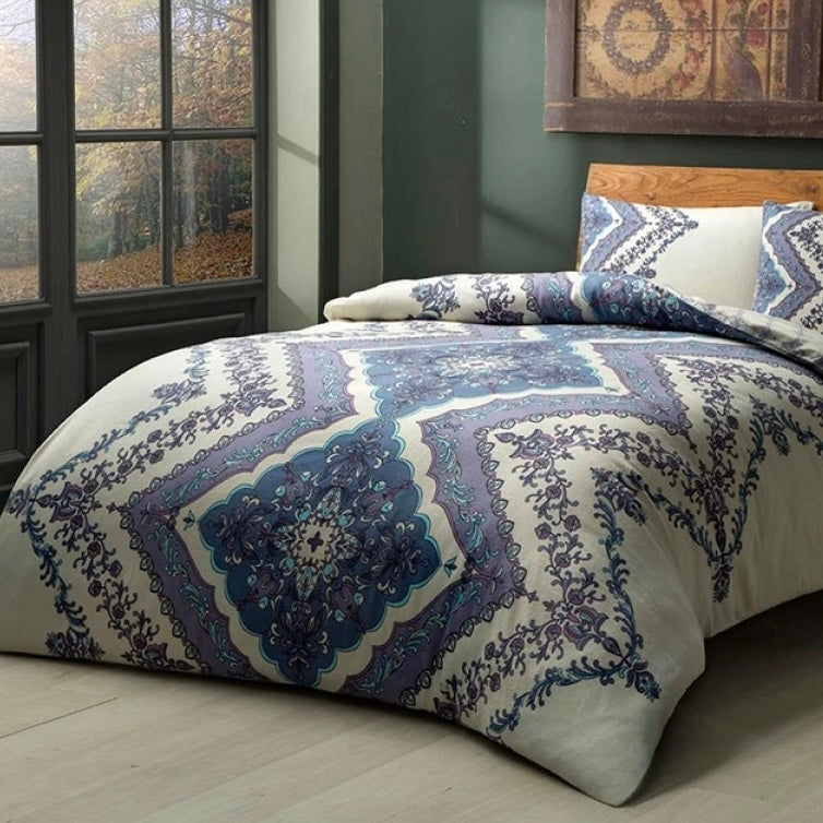 Taç Flanel (Pazen) Çift Kişilik Nevresim Takımı – %100 Pamuk, Sıcacık Konfor