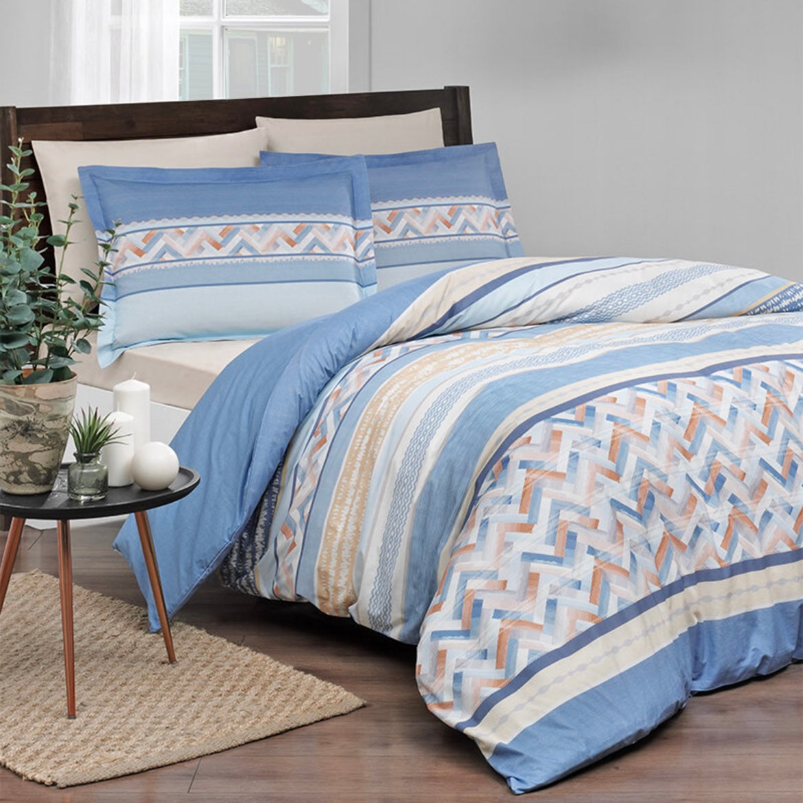 Özdilek Ranforce Çift Kişilik Nevresim Takımı,  Firuze