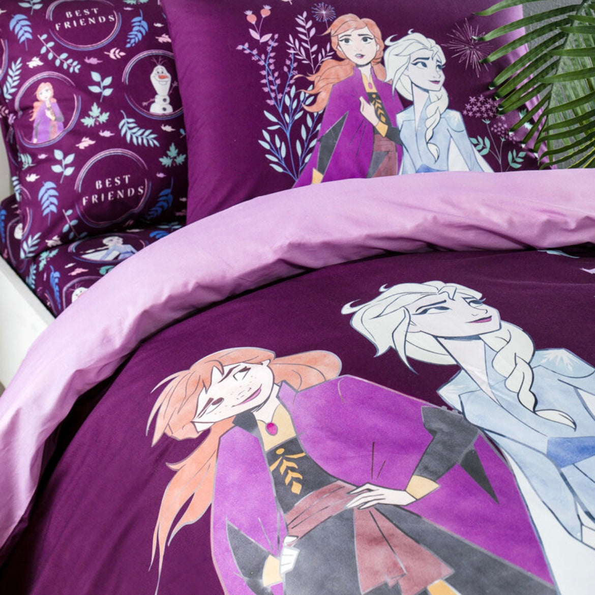 Özdilek Frozen Natural Tek Kişilik Disney Lisanslı Lastikli Çarşaf Çocuk Nevresim Takımı