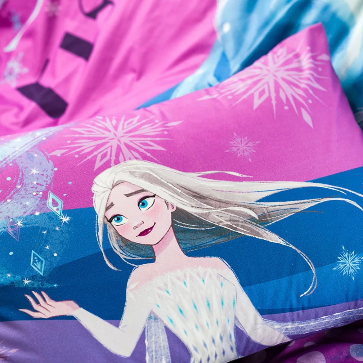 Özdilek Frozen Snow Tek Kişilik Disney Lisanslı Lastikli Çarşaf Çocuk Nevresim Takımı