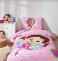 Özdilek Niloya Kelebek Tek Kişilik Lisanslı Lastikli Çarşaf Çocuk Nevresim Takımı