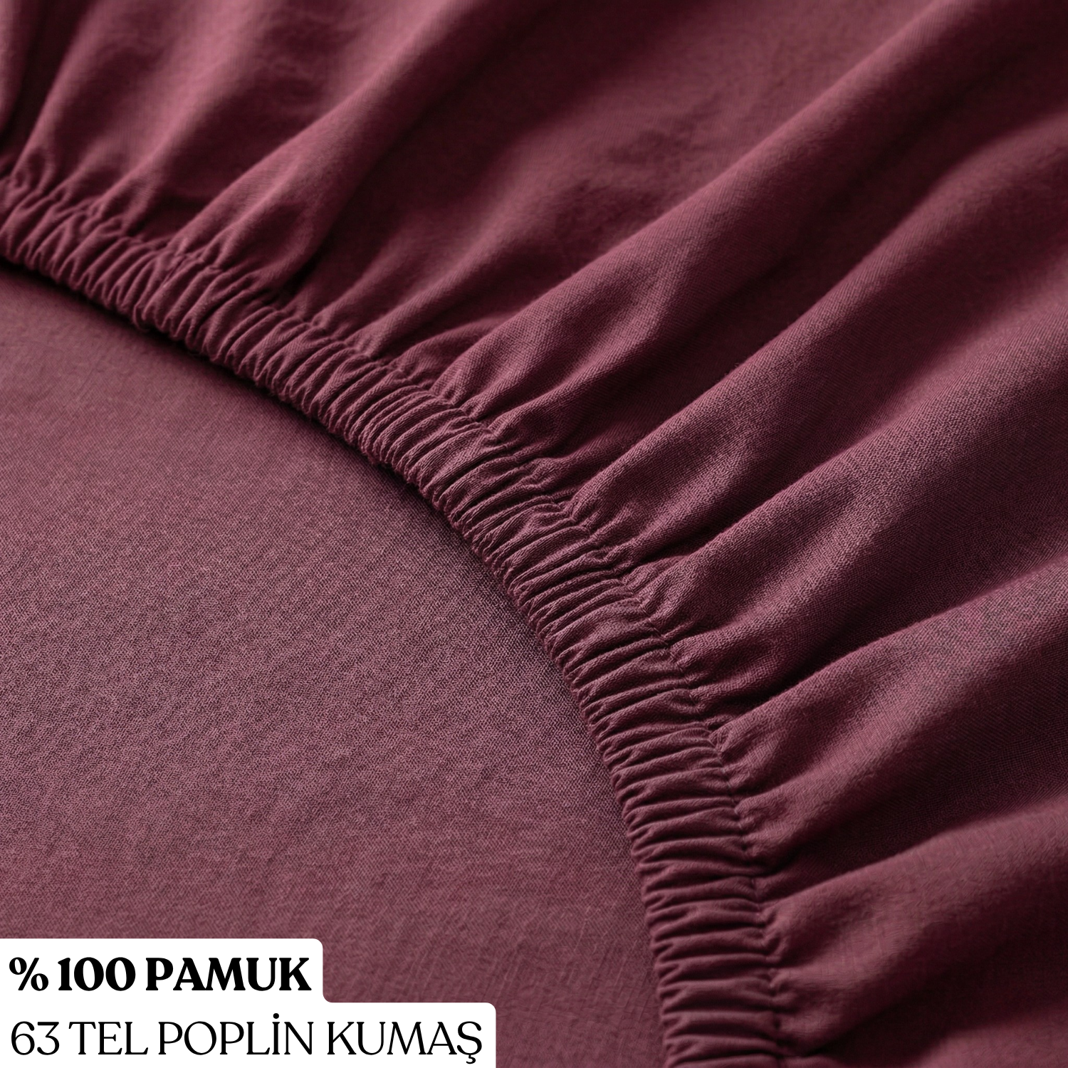 %100 Pamuk Lastikli Çarşaf – Tek Kişilik