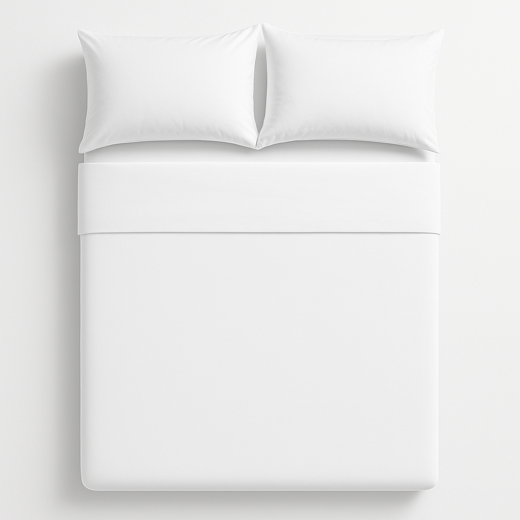 Tek Kişilik Nevresim Takımı %100 Pamuk - Beyaz