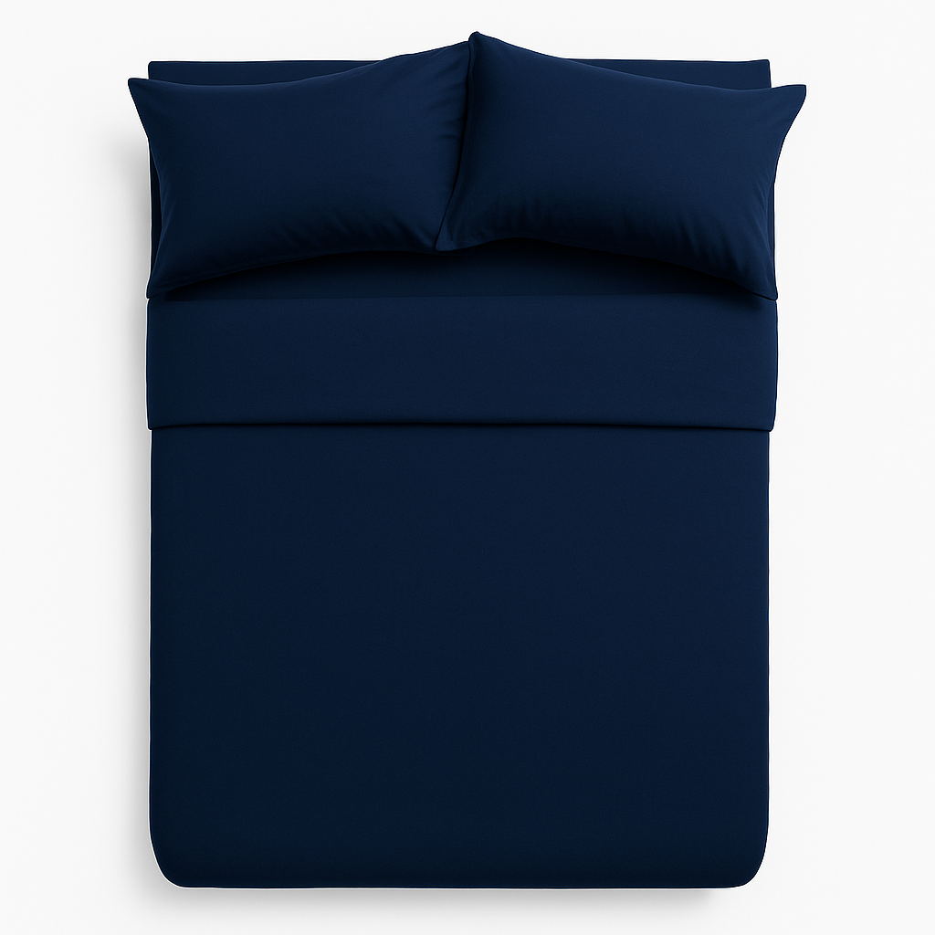 Harmony Çift Kişilik Nevresim Takımı %100 Pamuk - Lacivert