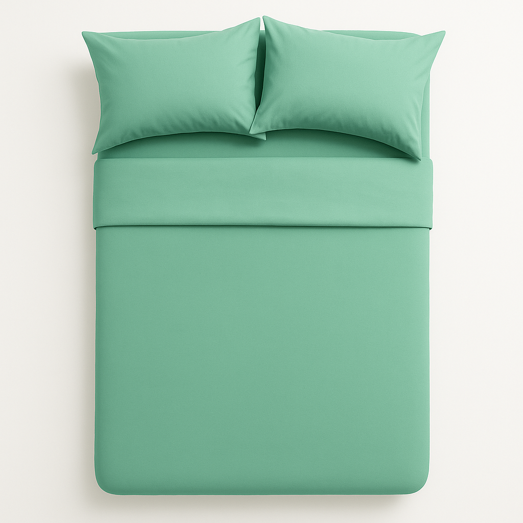 Harmony Çift Kişilik Nevresim Takımı %100 Pamuk - Mint Yeşili