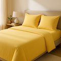 Harmony Çift Kişilik Nevresim Takımı %100 Pamuk - Sarı