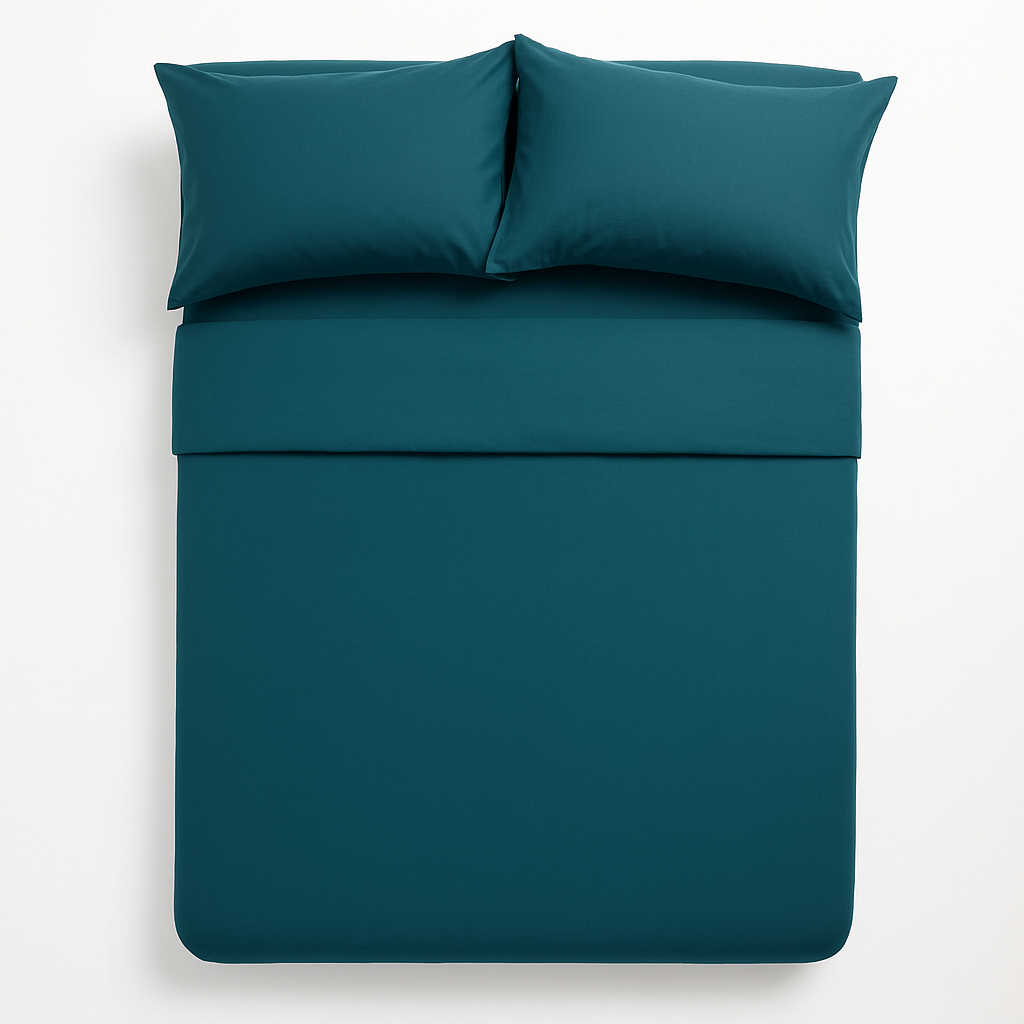 Harmony Çift Kişilik Nevresim Takımı %100 Pamuk - Petrol