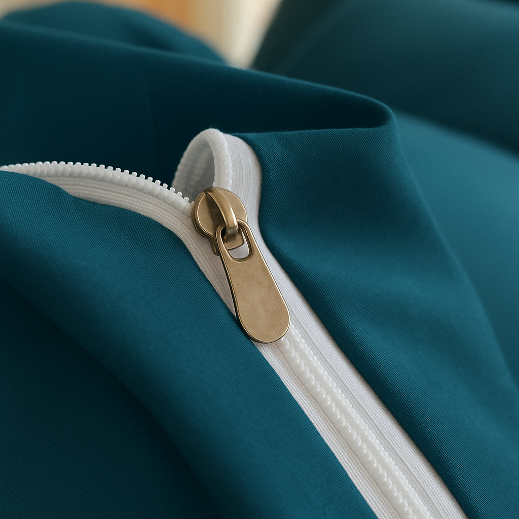 Harmony Çift Kişilik Nevresim Takımı %100 Pamuk - Petrol