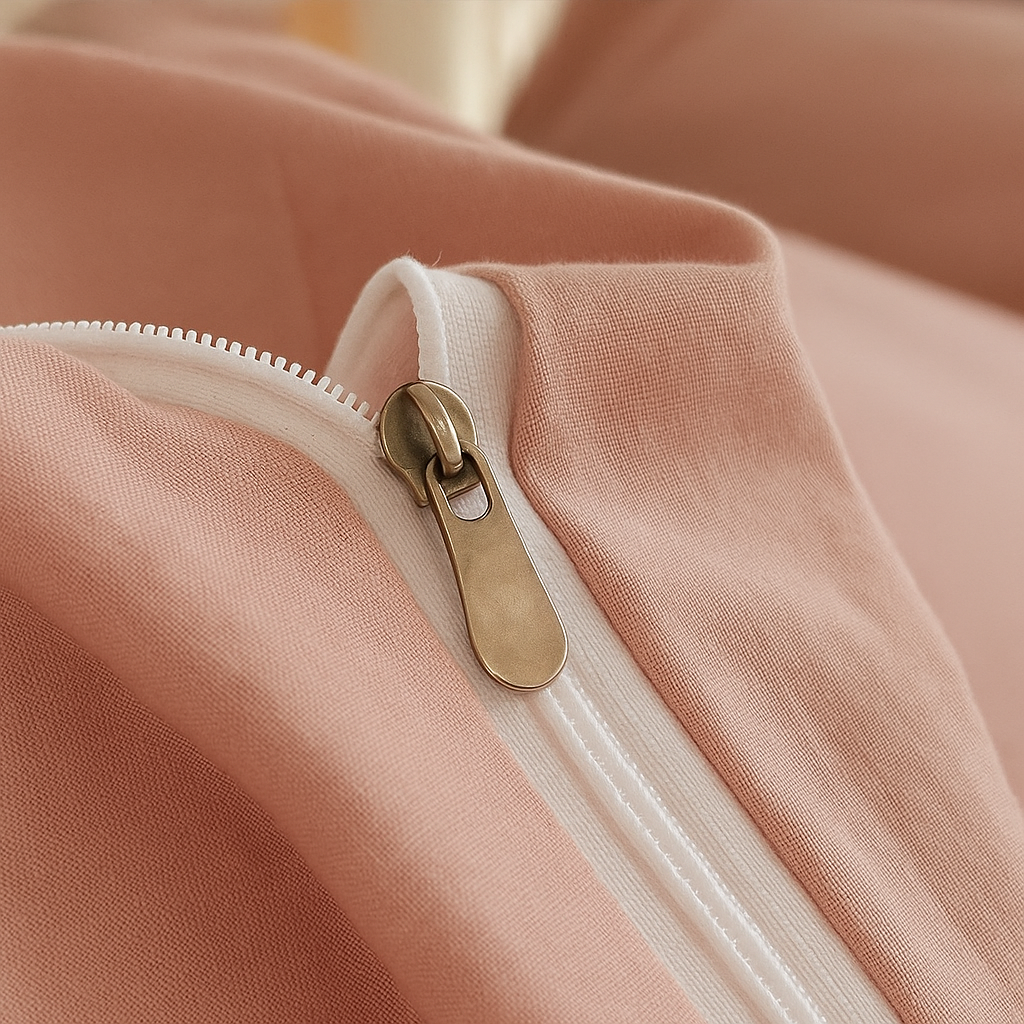 Harmony Çift Kişilik Nevresim Takımı %100 Pamuk - Pembe