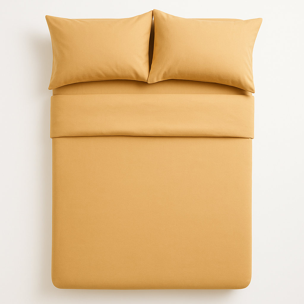 Harmony Çift Kişilik Nevresim Takımı %100 Pamuk - Şampanya