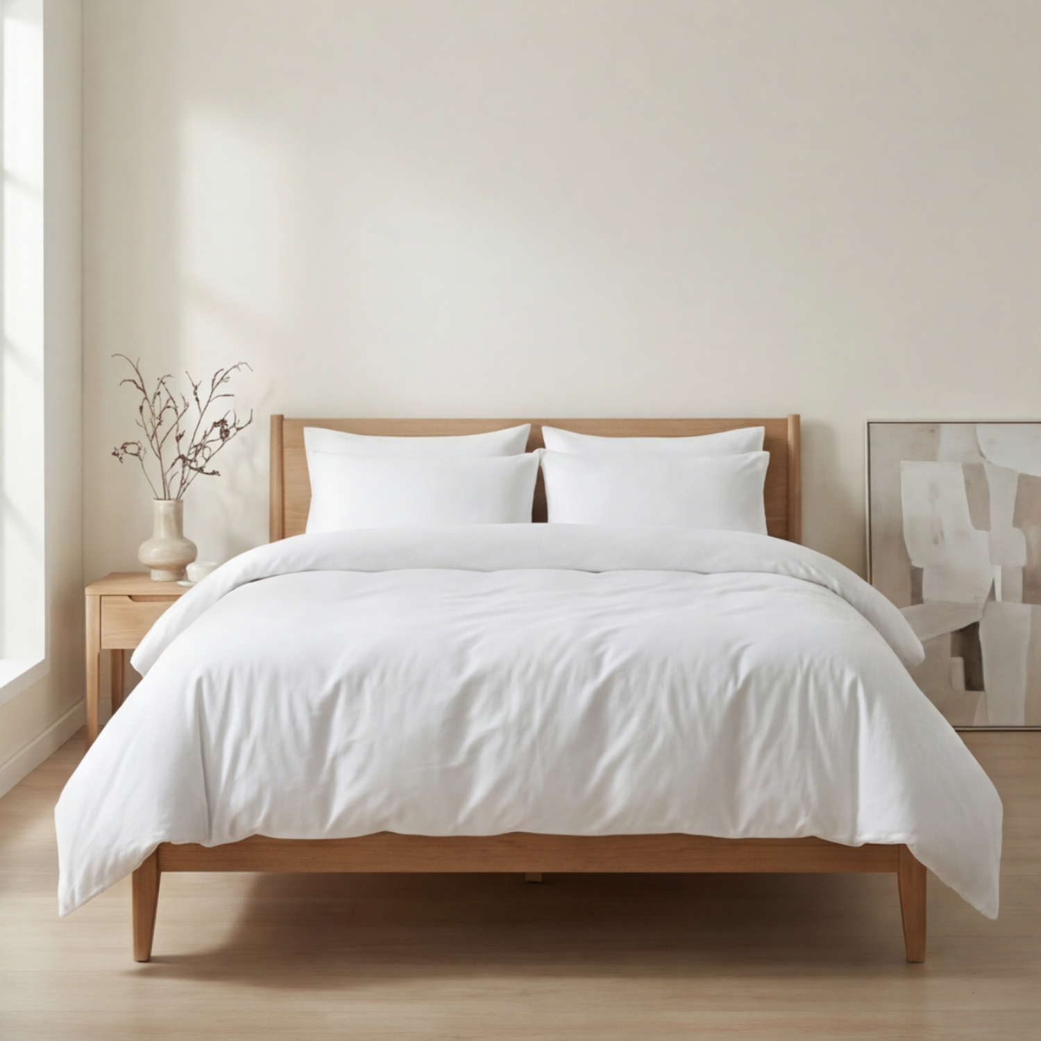 Harmony Tek Kişilik %100 Pamuk Nevresim  Takımı - Lastikli Çarşaflı