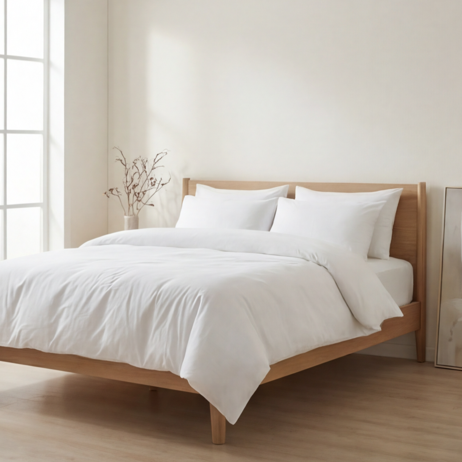 Harmony Çift Kişilik %100 Pamuk Nevresim  Takımı - Lastikli Çarşaflı