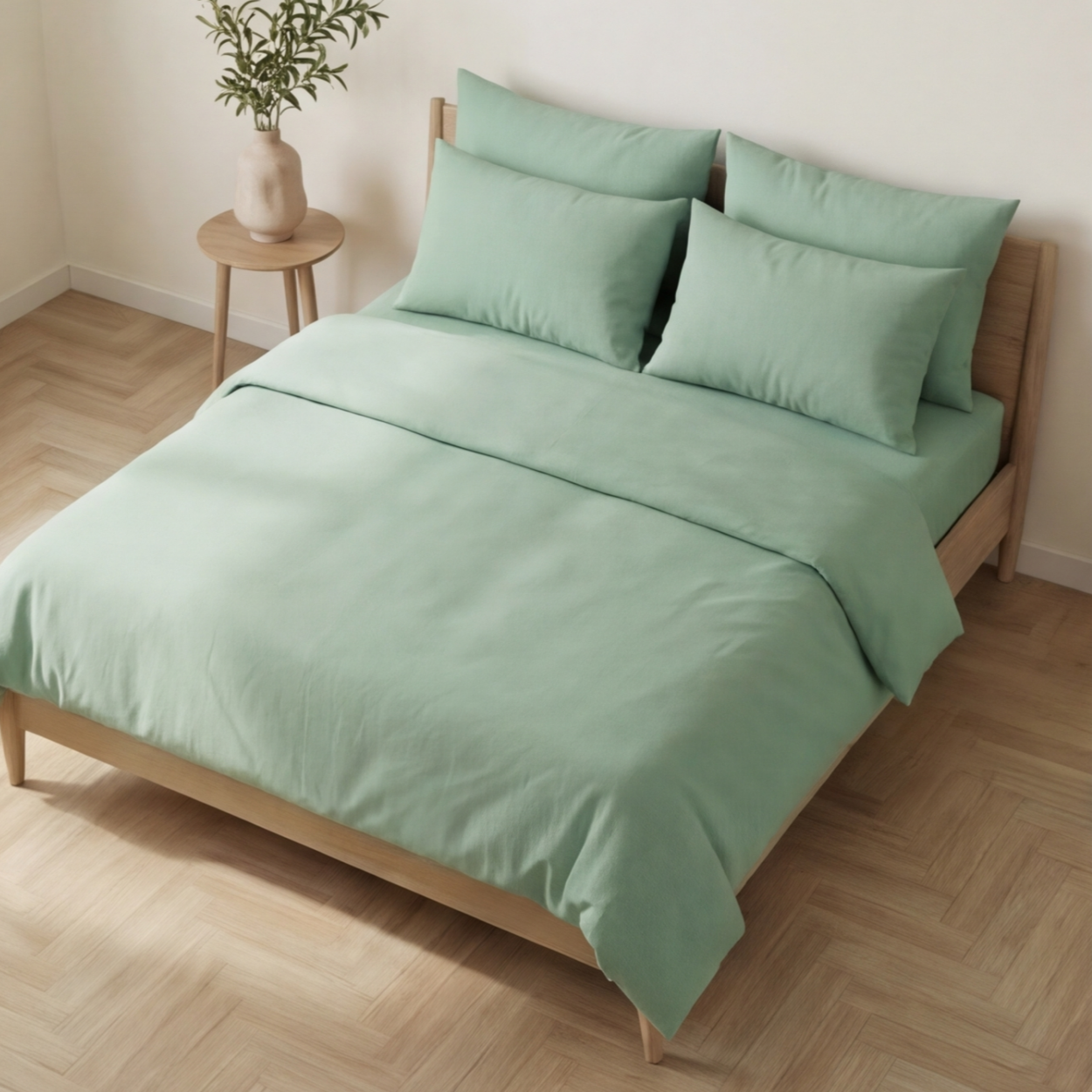 Harmony Çift Kişilik %100 Pamuk Nevresim  Takımı - Lastikli Çarşaflı