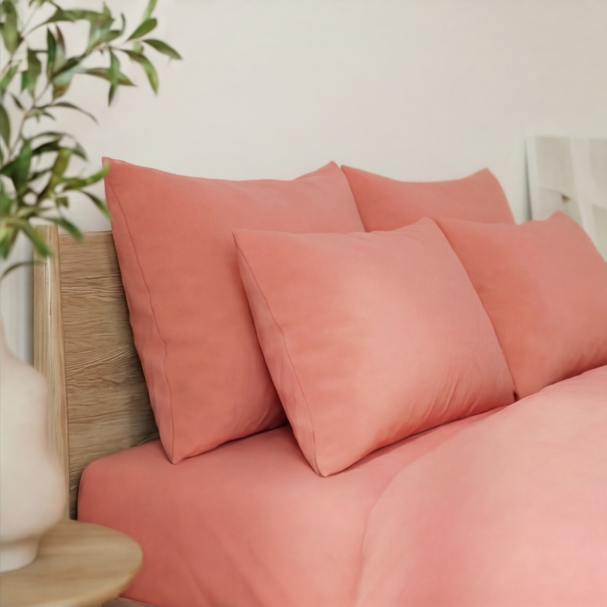 Harmony Çift Kişilik %100 Pamuk Nevresim  Takımı - Lastikli Çarşaflı