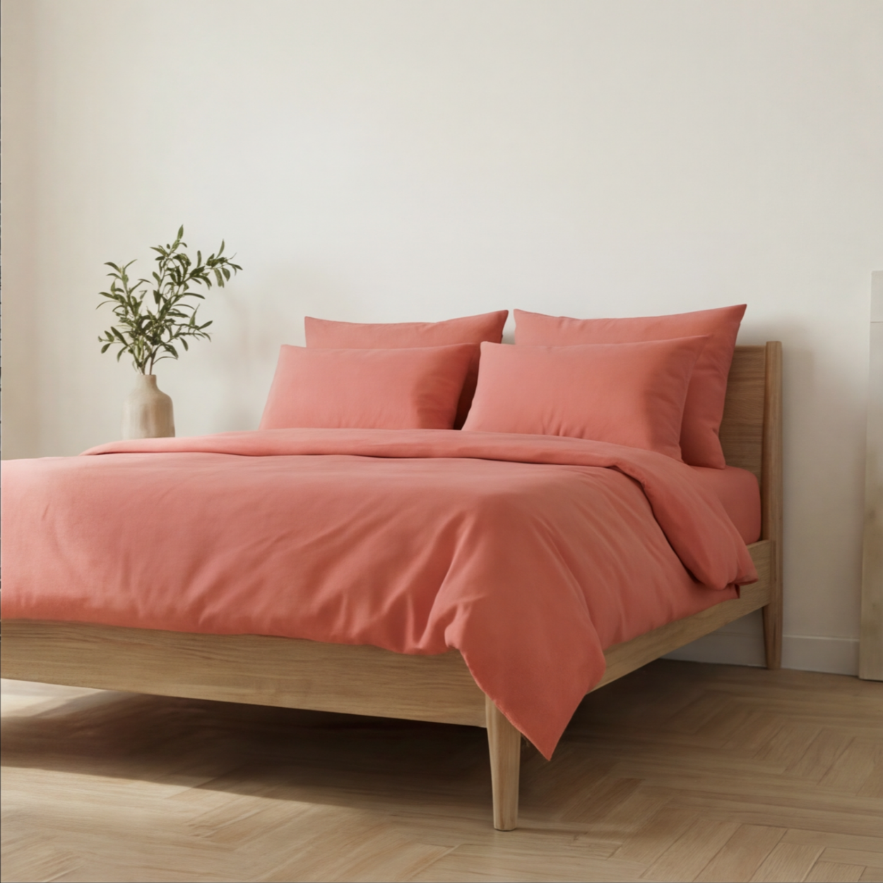 Harmony Çift Kişilik %100 Pamuk Nevresim  Takımı - Lastikli Çarşaflı