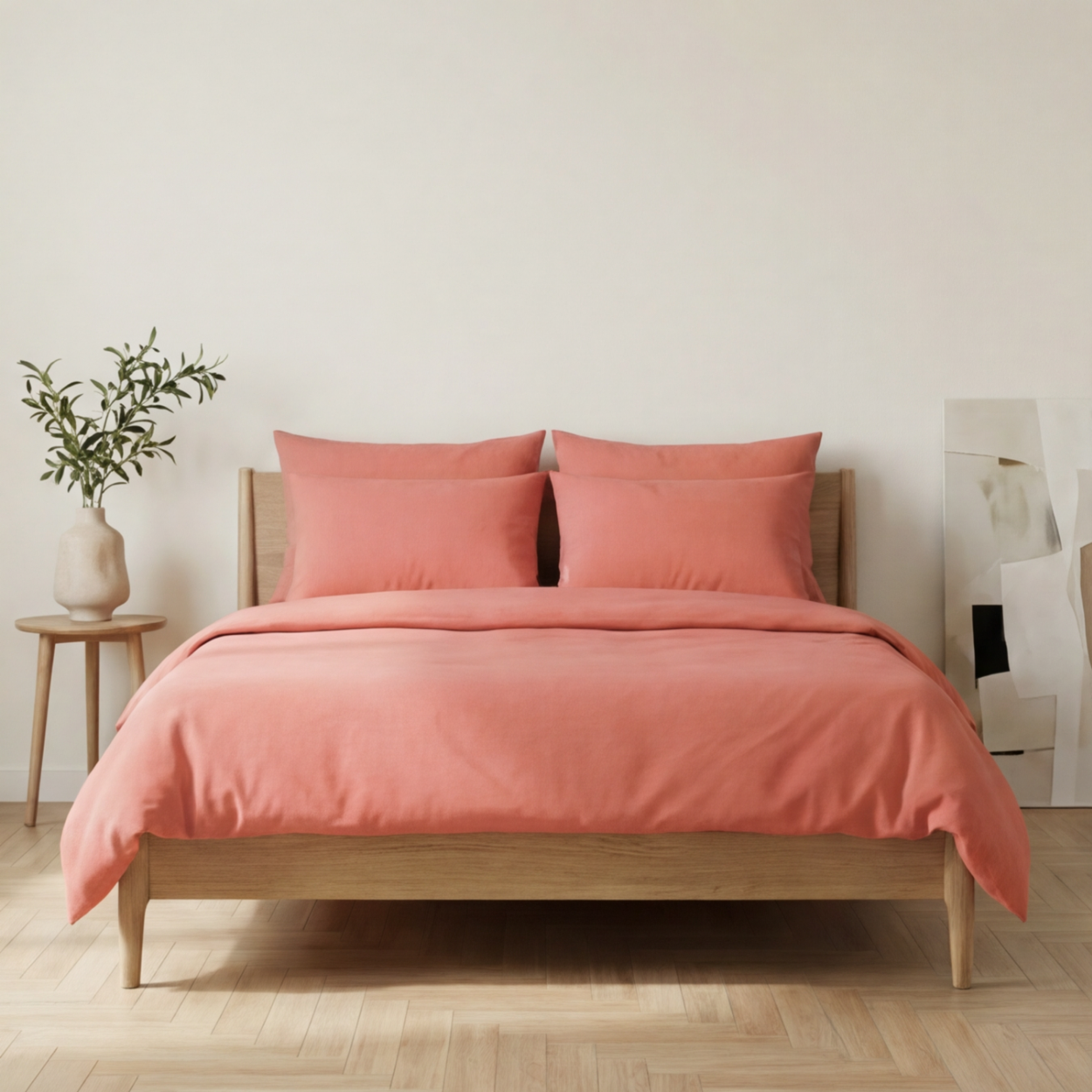 Harmony Tek Kişilik %100 Pamuk Nevresim  Takımı - Lastikli Çarşaflı