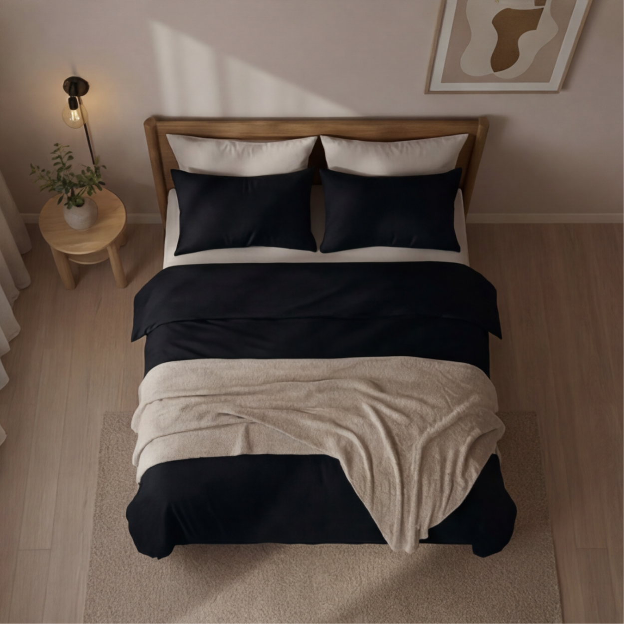 Harmony Tek Kişilik %100 Pamuk Nevresim  Takımı - Lastikli Çarşaflı