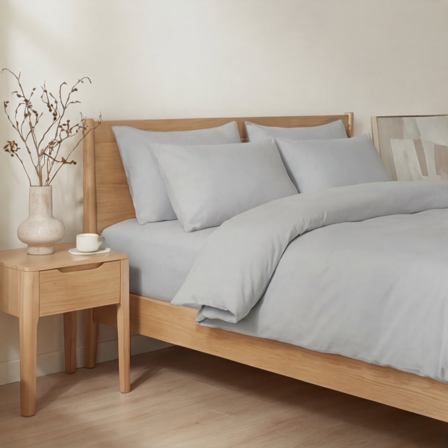 Harmony Çift Kişilik %100 Pamuk Nevresim  Takımı - Lastikli Çarşaflı