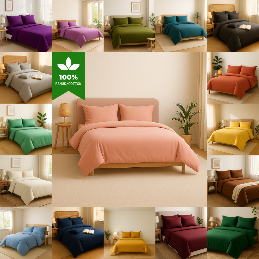 Harmony Çift Kişilik Nevresim Takımı %100 Pamuk - Pembe