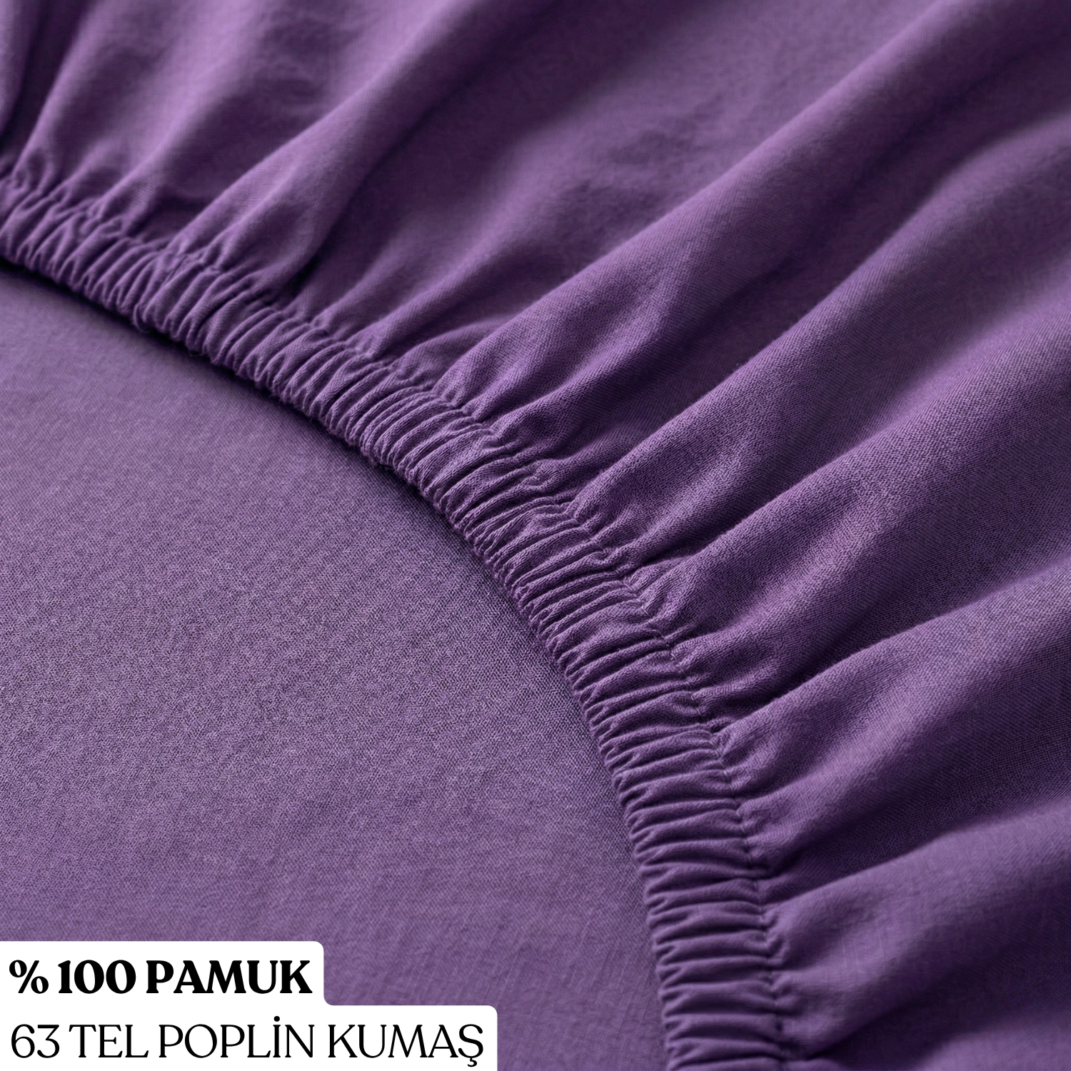 %100 Pamuk Lastikli Çarşaf – Tek Kişilik