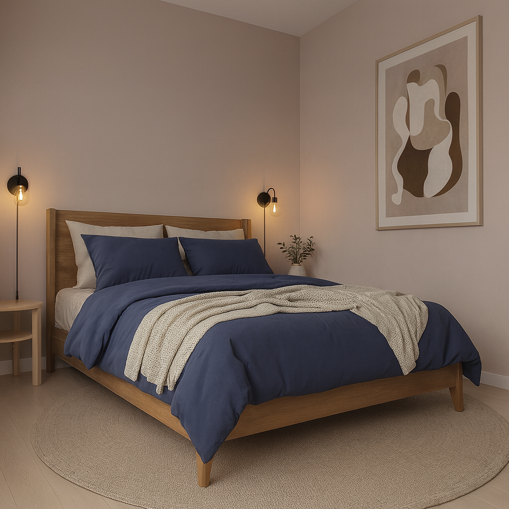 Harmony Tek Kişilik %100 Pamuk Nevresim  Takımı - Lastikli Çarşaflı