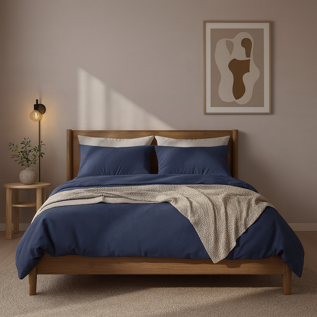 Harmony Tek Kişilik %100 Pamuk Nevresim  Takımı - Lastikli Çarşaflı