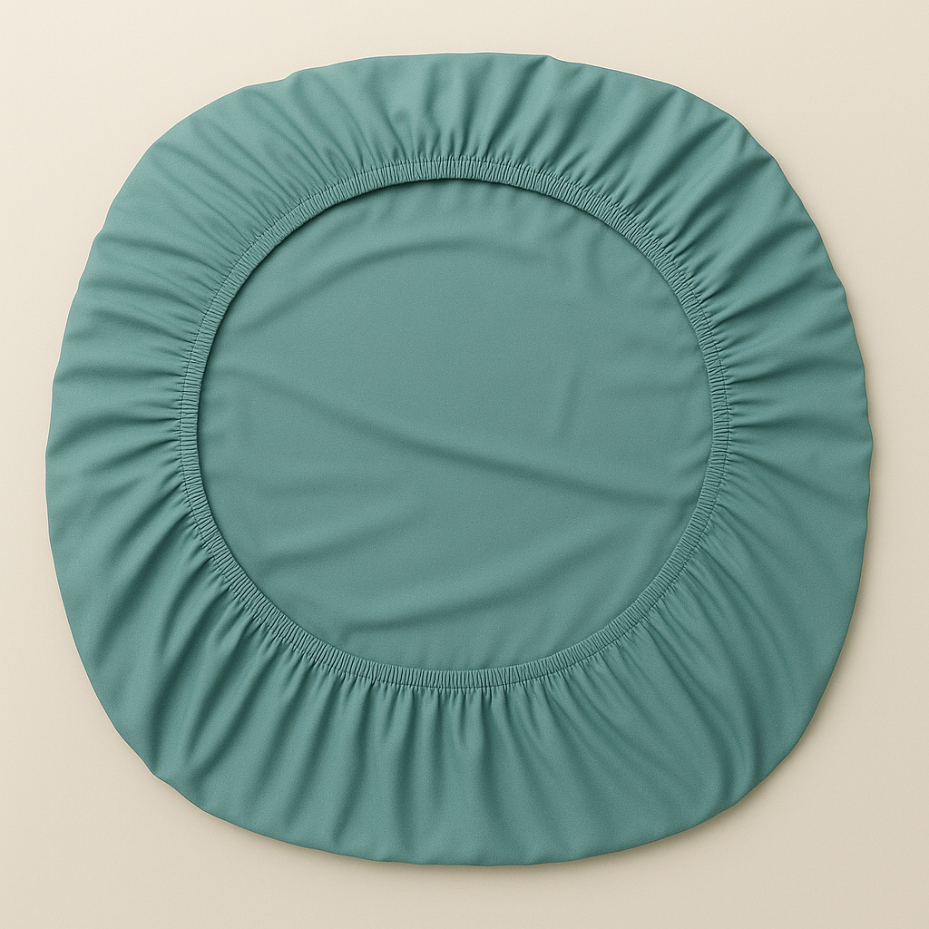 Çift Kişilik Lastikli Çarşaf %100 Pamuk - Açık Petrol