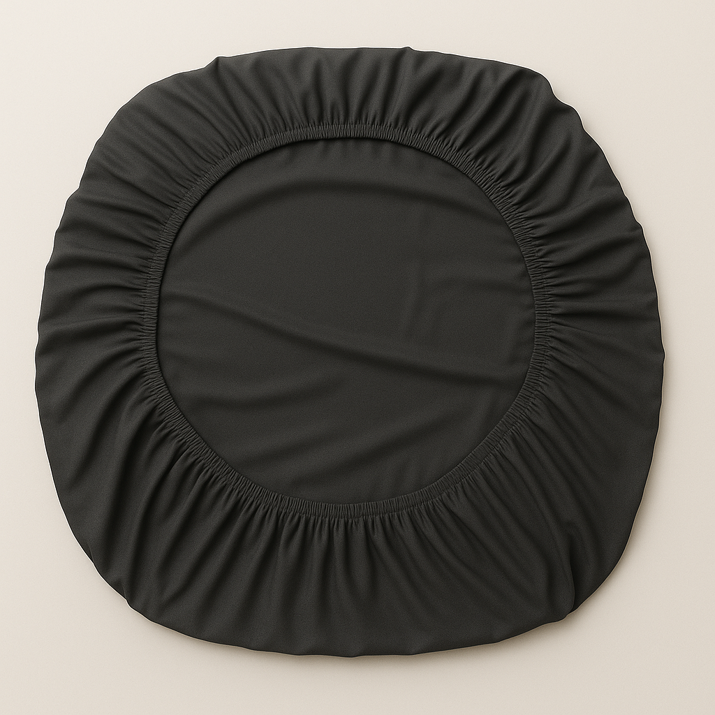 Çift Kişilik Lastikli Çarşaf %100 Pamuk - Antrasit