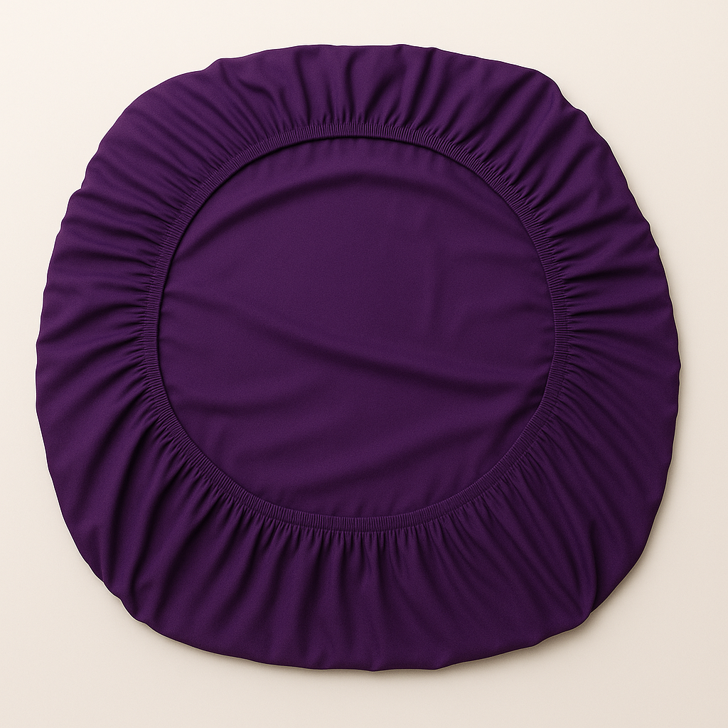 Çift Kişilik Lastikli Çarşaf %100 Pamuk - Mor