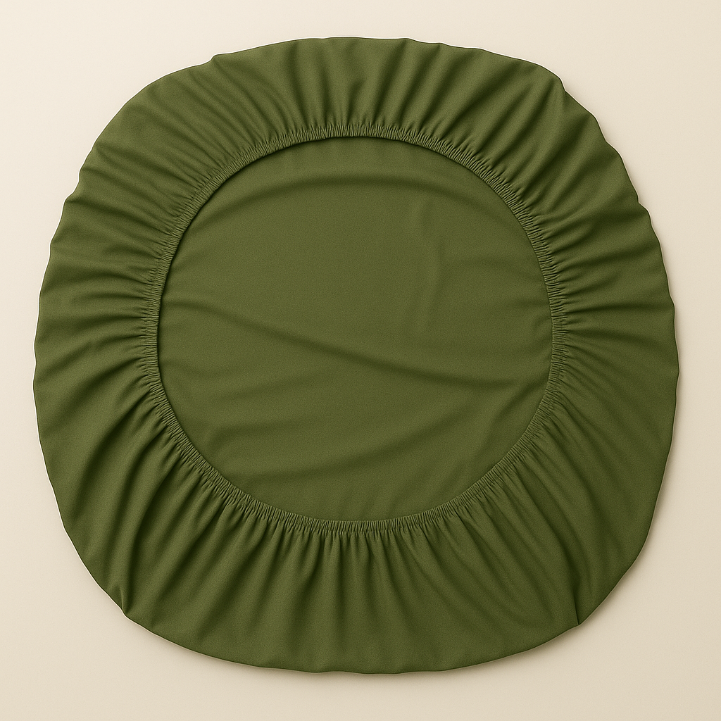 Çift Kişilik Lastikli Çarşaf Takımı %100 Pamuk - Doğal Tonlar