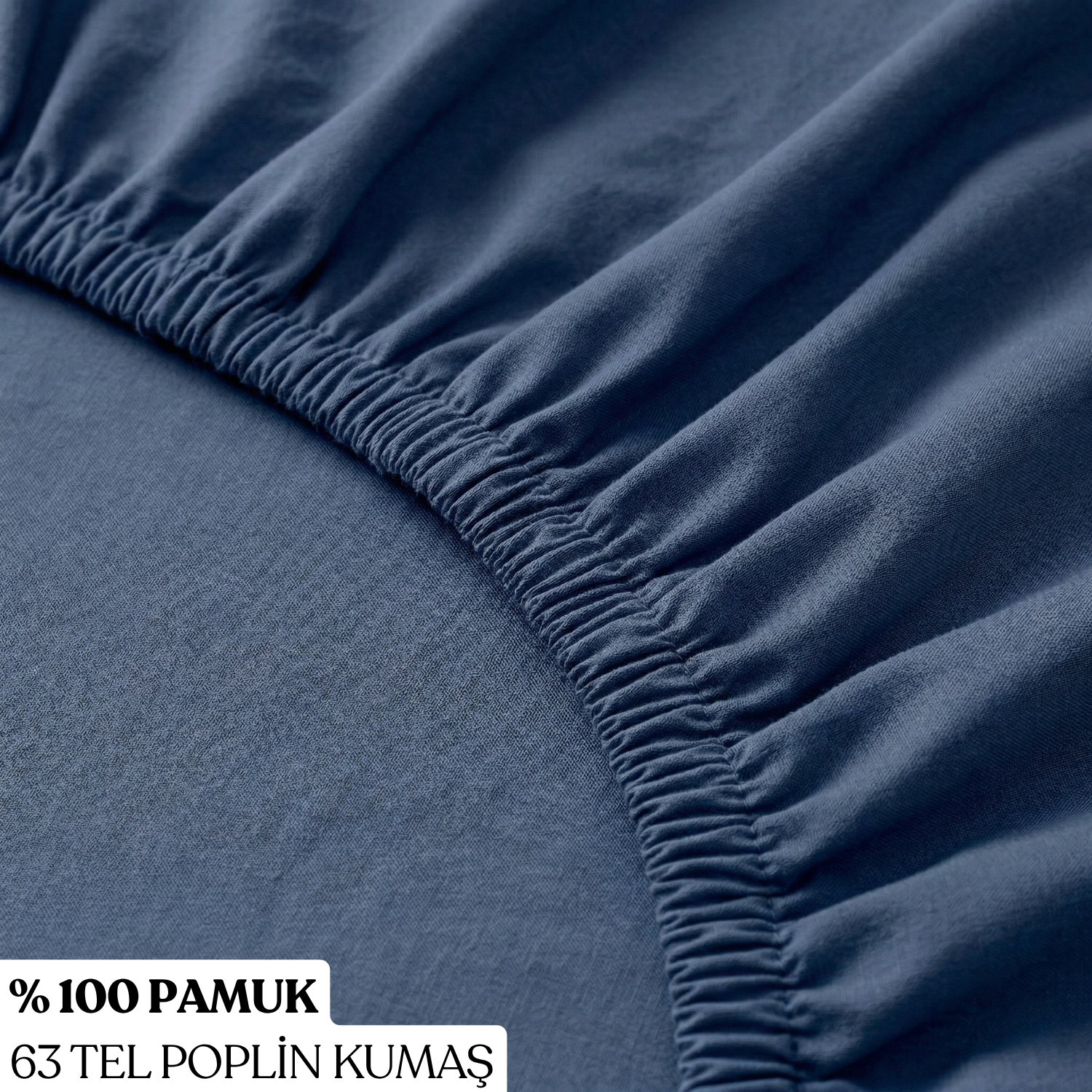 %100 Pamuk Lastikli Çarşaf – Tek Kişilik