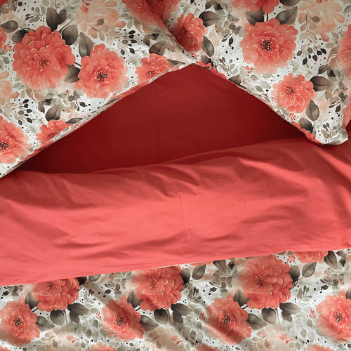 %100 Pamuk Çift Kişilik Nevresim Takımı Lastikli Çarşaflı Set