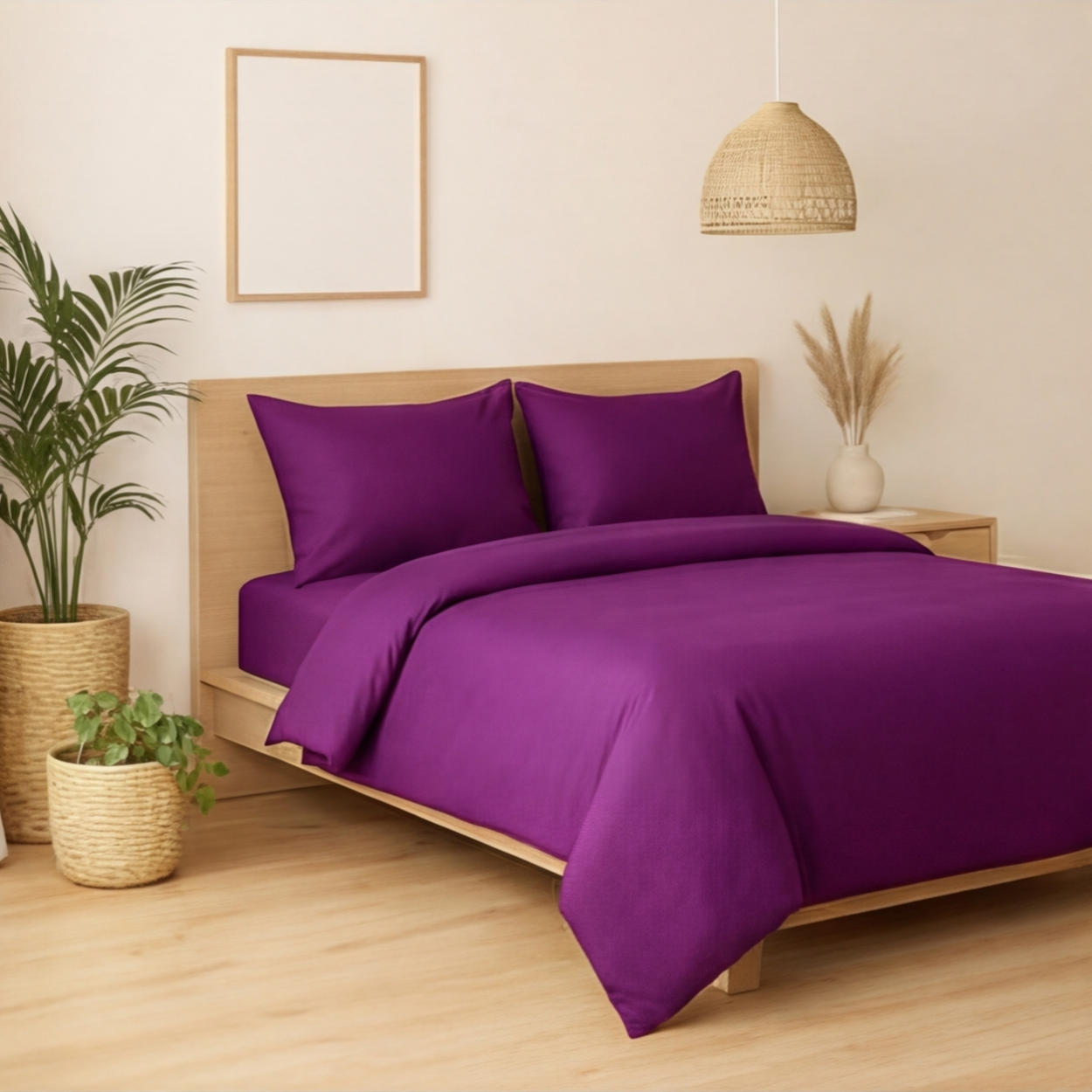 Harmony Tek Kişilik %100 Pamuk Nevresim  Takımı - Lastikli Çarşaflı