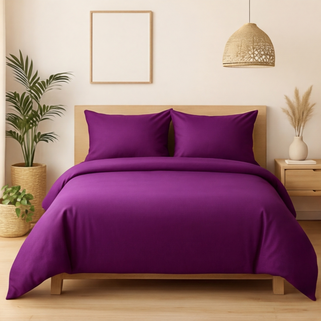 Harmony Çift Kişilik %100 Pamuk Nevresim  Takımı - Lastikli Çarşaflı