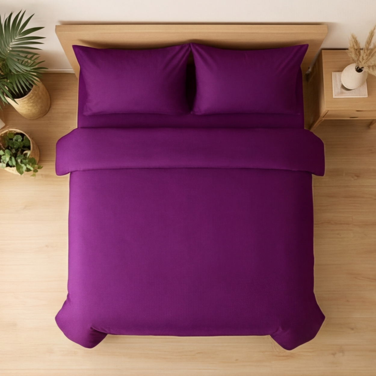 Harmony Çift Kişilik %100 Pamuk Nevresim  Takımı - Lastikli Çarşaflı