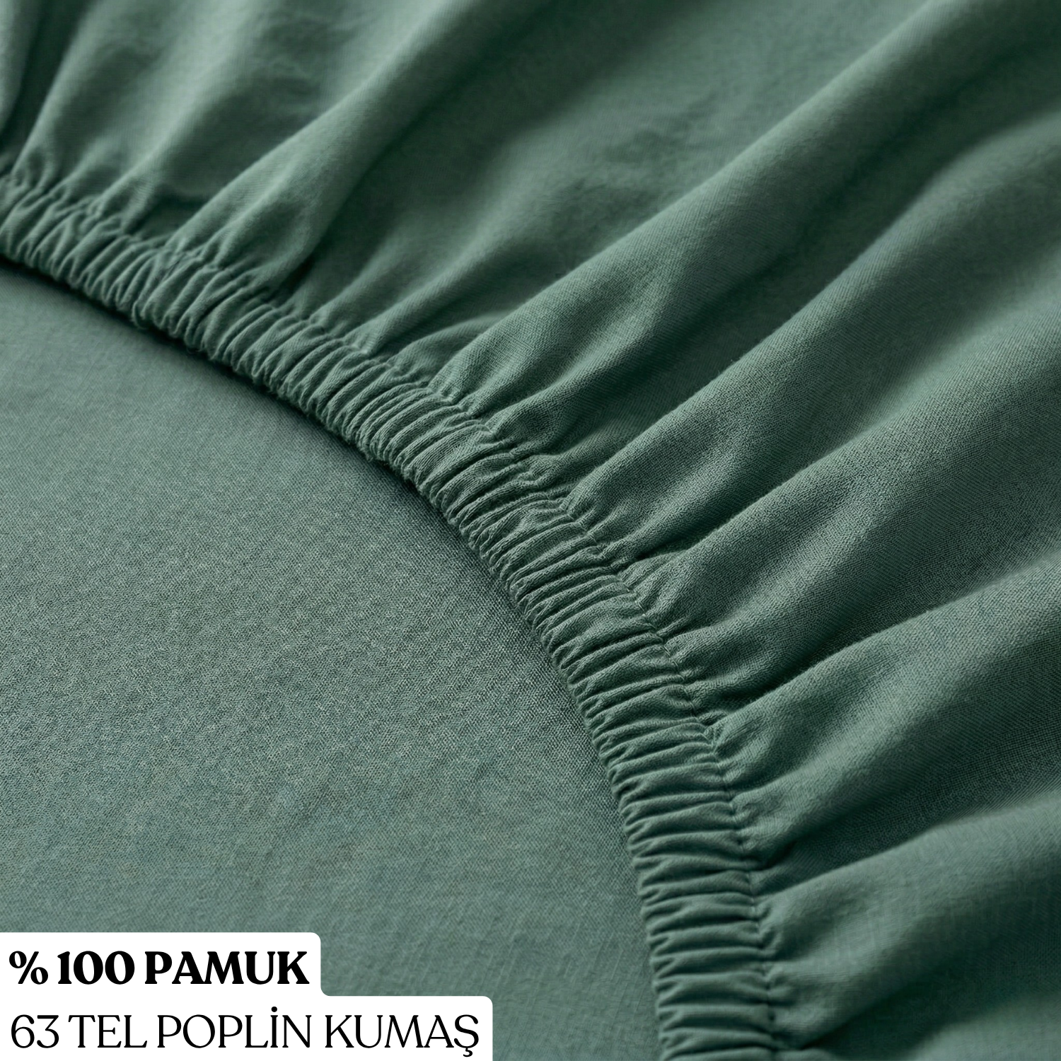 %100 Pamuk Lastikli Çarşaf – Tek Kişilik