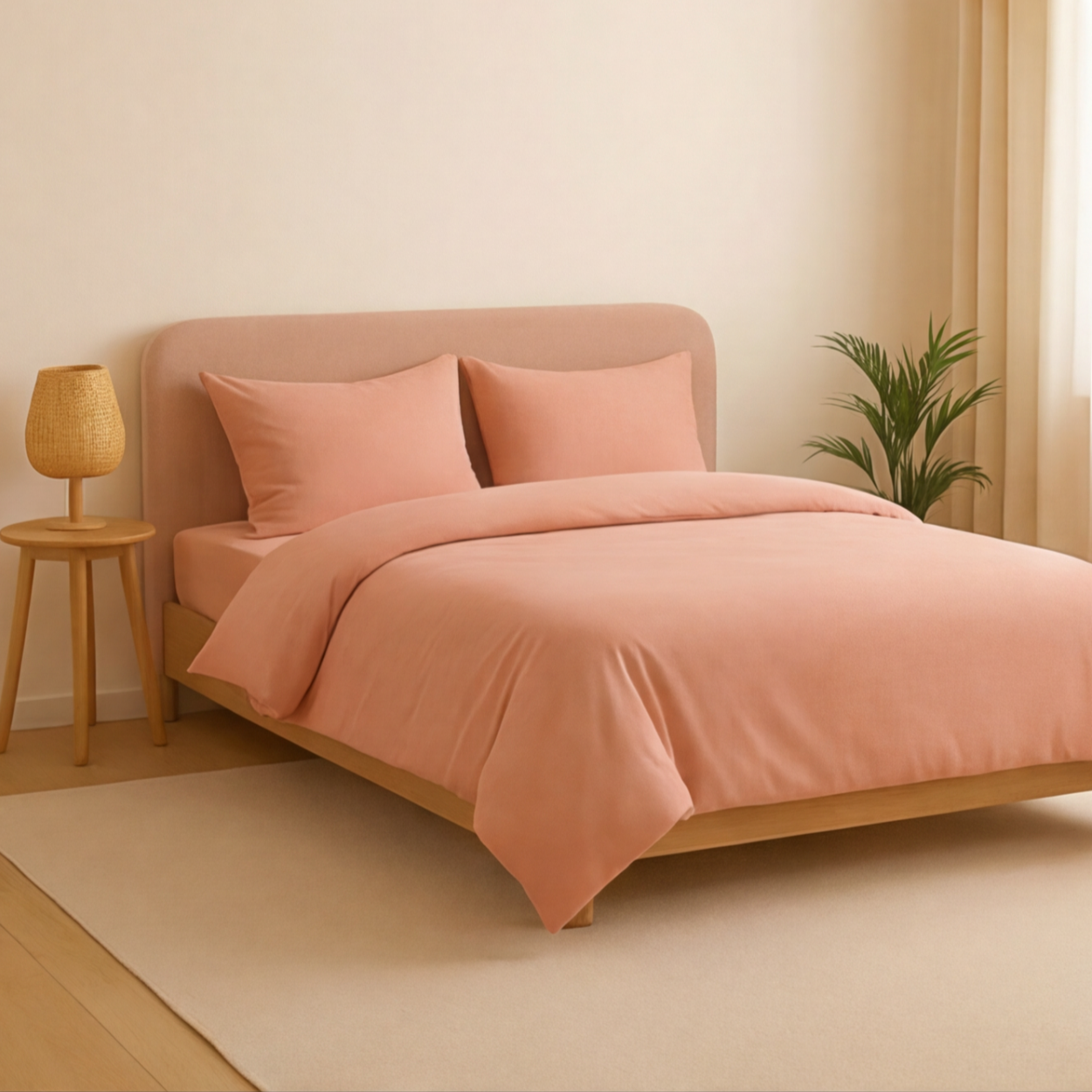 Harmony Tek Kişilik %100 Pamuk Nevresim  Takımı - Lastikli Çarşaflı