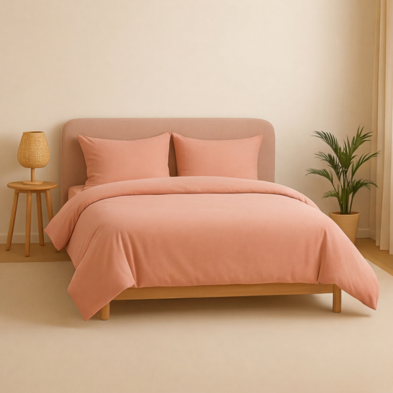 Harmony Tek Kişilik %100 Pamuk Nevresim  Takımı - Lastikli Çarşaflı