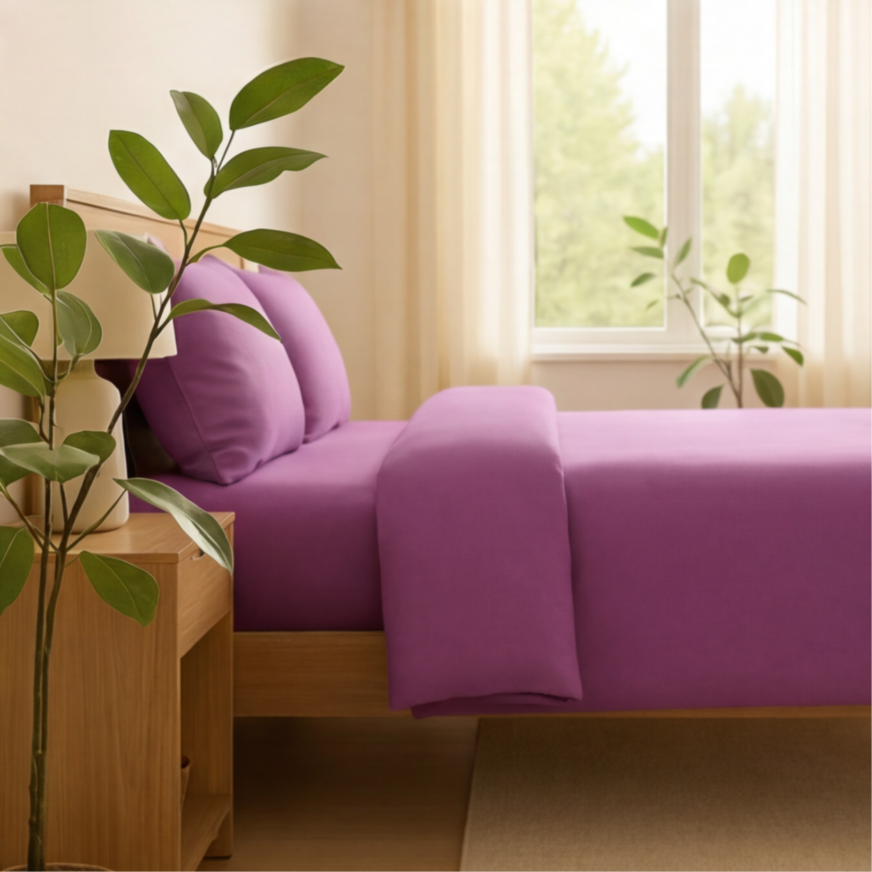 Harmony Tek Kişilik %100 Pamuk Nevresim  Takımı - Lastikli Çarşaflı