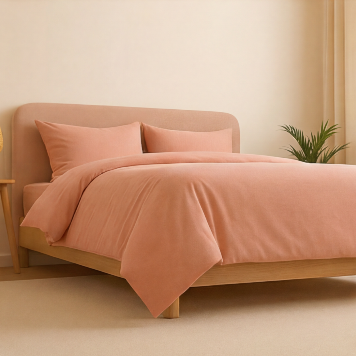 Harmony Tek Kişilik %100 Pamuk Nevresim  Takımı - Lastikli Çarşaflı